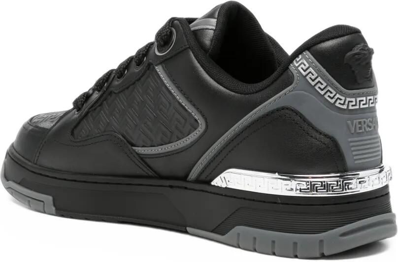 Versace Biggie Basket leather sneakers Zwart - Foto 2