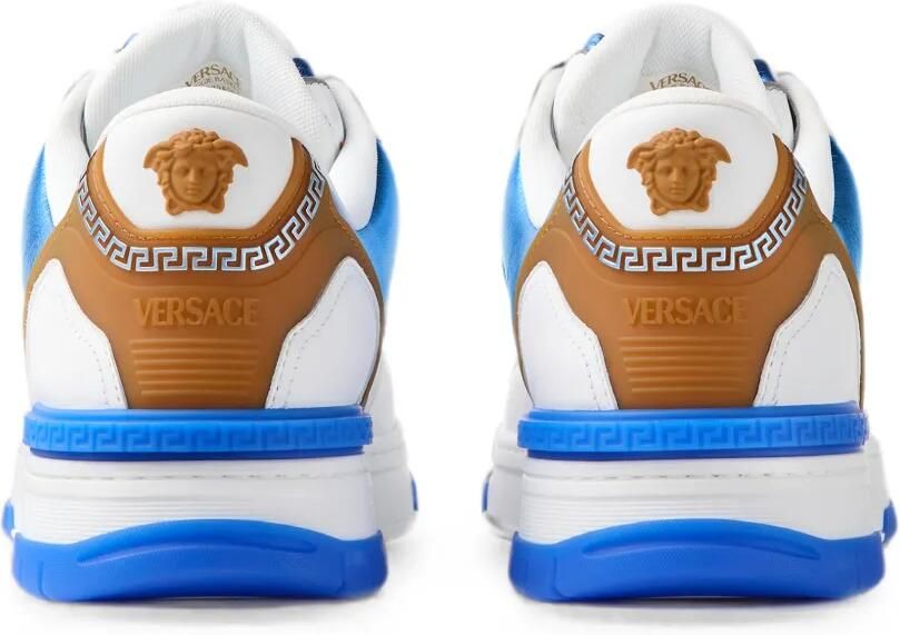 Versace Biggie Basket leren sneakers Wit - Foto 3