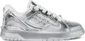Versace Biggie Basket metallic sneakers Zilver - Zilver
