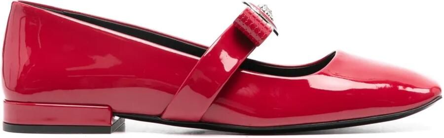 Versace Carla Ribbon ballerina's Rood