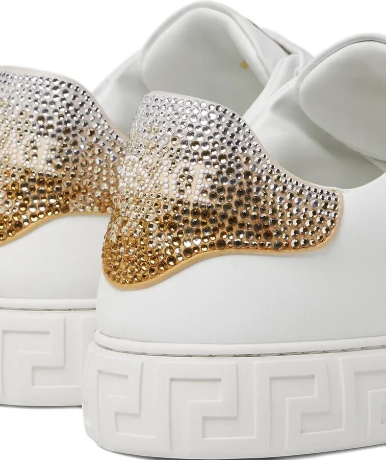 Versace Crystal Greca sneakers Wit - Foto 3
