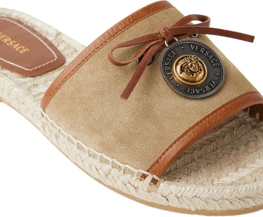 Versace Espadrilles met Medusa-plakkaat Bruin - Foto 3