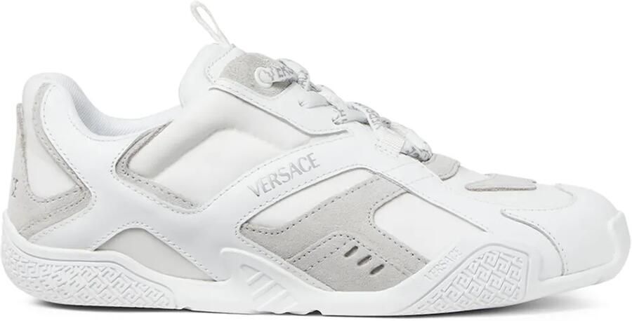 Versace Galaxia leren sneakers Wit