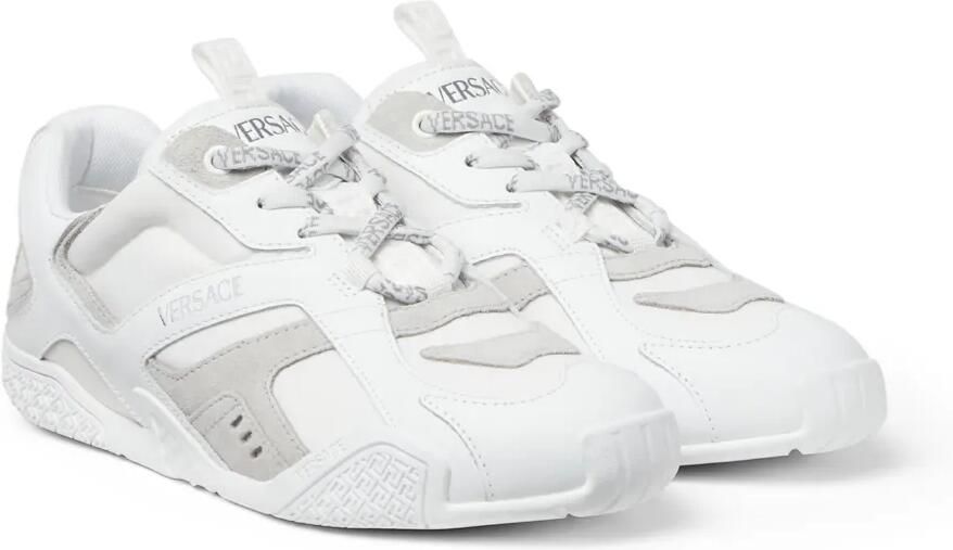 Versace Galaxia leren sneakers Wit - Foto 5