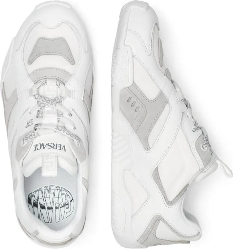 Versace Galaxia leren sneakers Wit - Foto 3