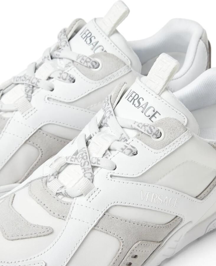 Versace Galaxia leren sneakers Wit - Foto 4