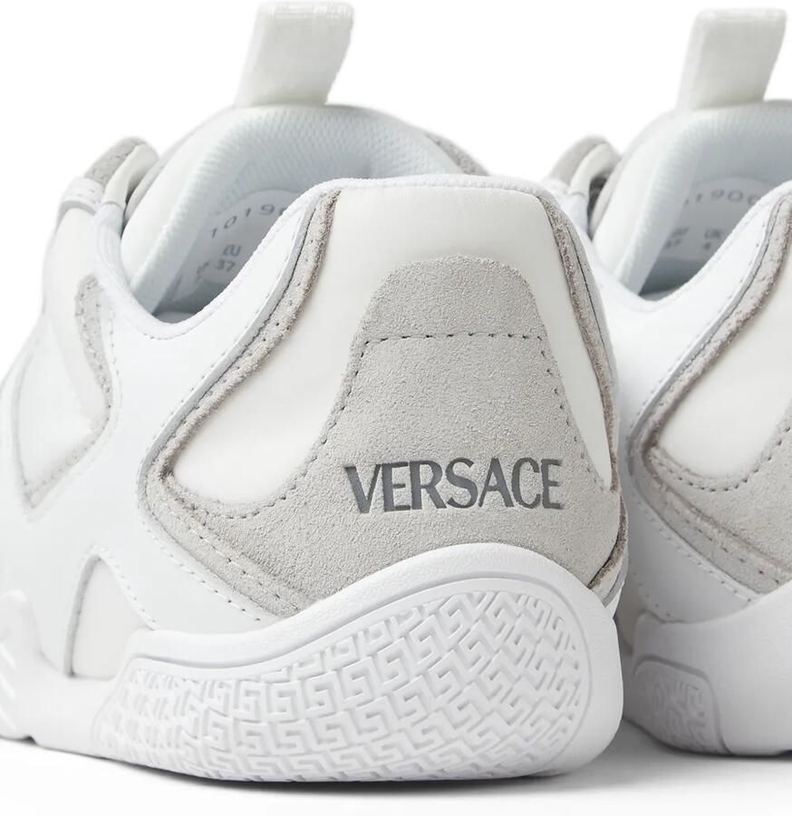 Versace Galaxia leren sneakers Wit - Foto 2