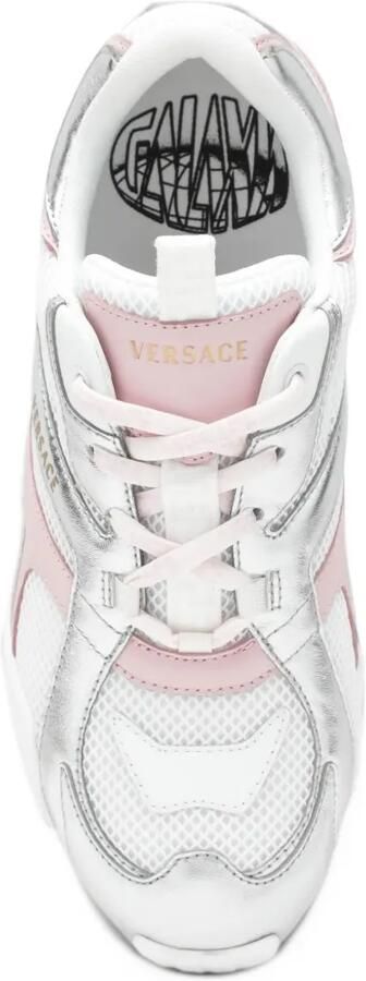 Versace Galaxia metallic sneakers Wit - Foto 4
