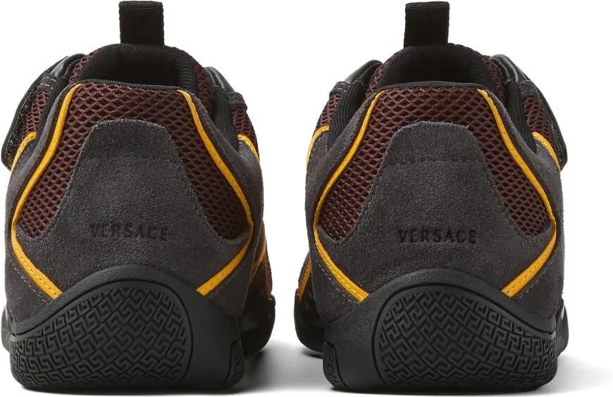 Versace Galaxia suède sneakers Bruin - Foto 4
