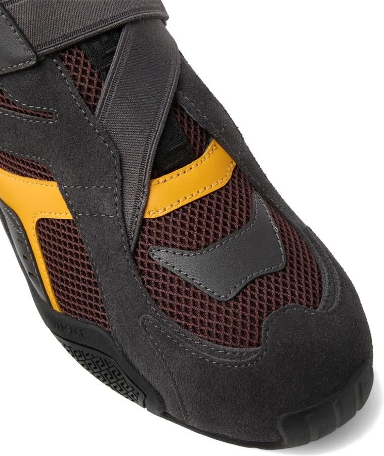 Versace Galaxia suède sneakers Bruin - Foto 2