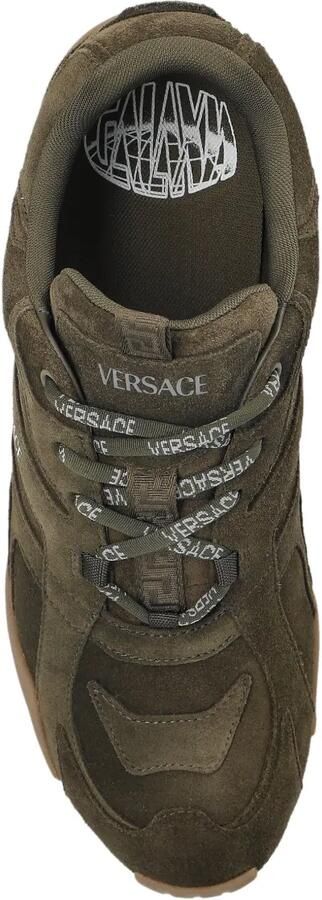 Versace Galaxia suède sneakers Groen - Foto 5