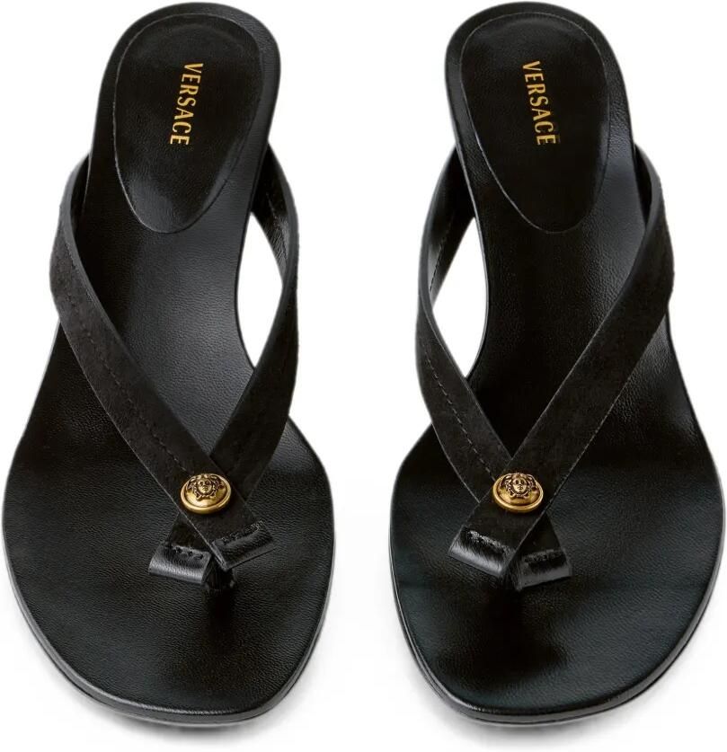 Versace Gavriel suède sandalen 50 mm Zwart - Foto 2