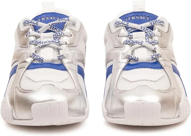 Versace Gelakte leren sneakers Wit - Foto 2