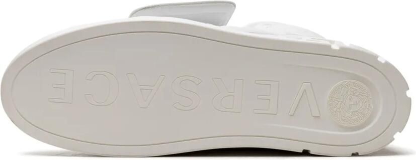 Versace Gewatteerde high-top "White" sneakers Wit - Foto 5
