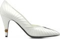 Versace Gianni leren pumps 90 mm Wit - Wit