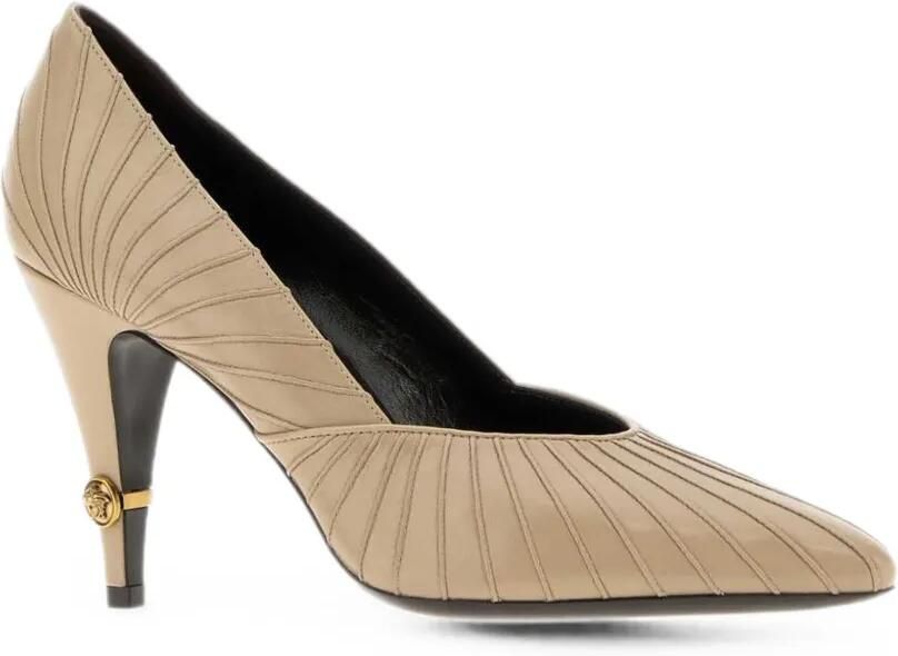Versace Gianni Medusa '95 geplooide pumps Beige - Foto 2
