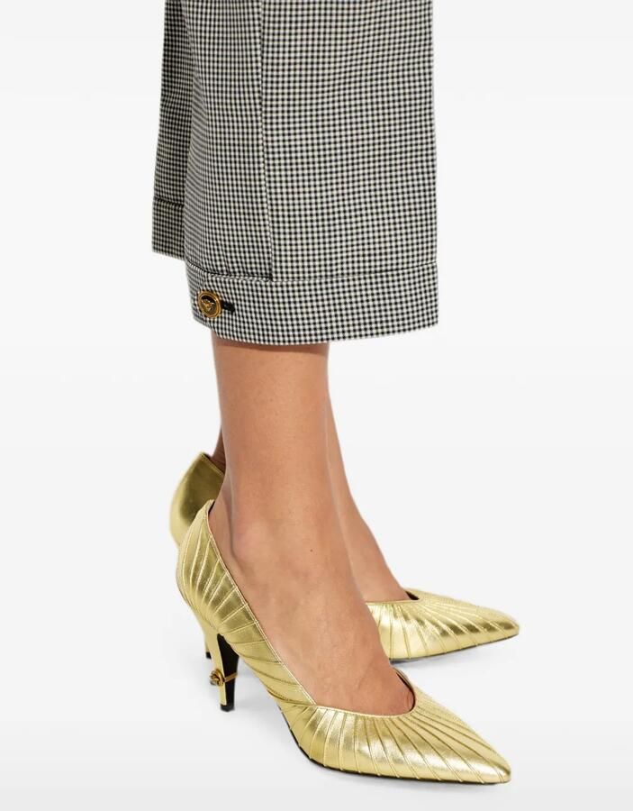 Versace Gianni metallic nappa pumps 90 mm Goud - Foto 2