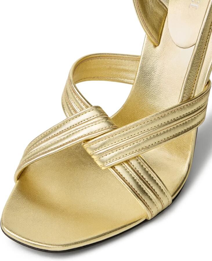 Versace Gianni metallic nappa sandalen 90 mm Goud - Foto 3
