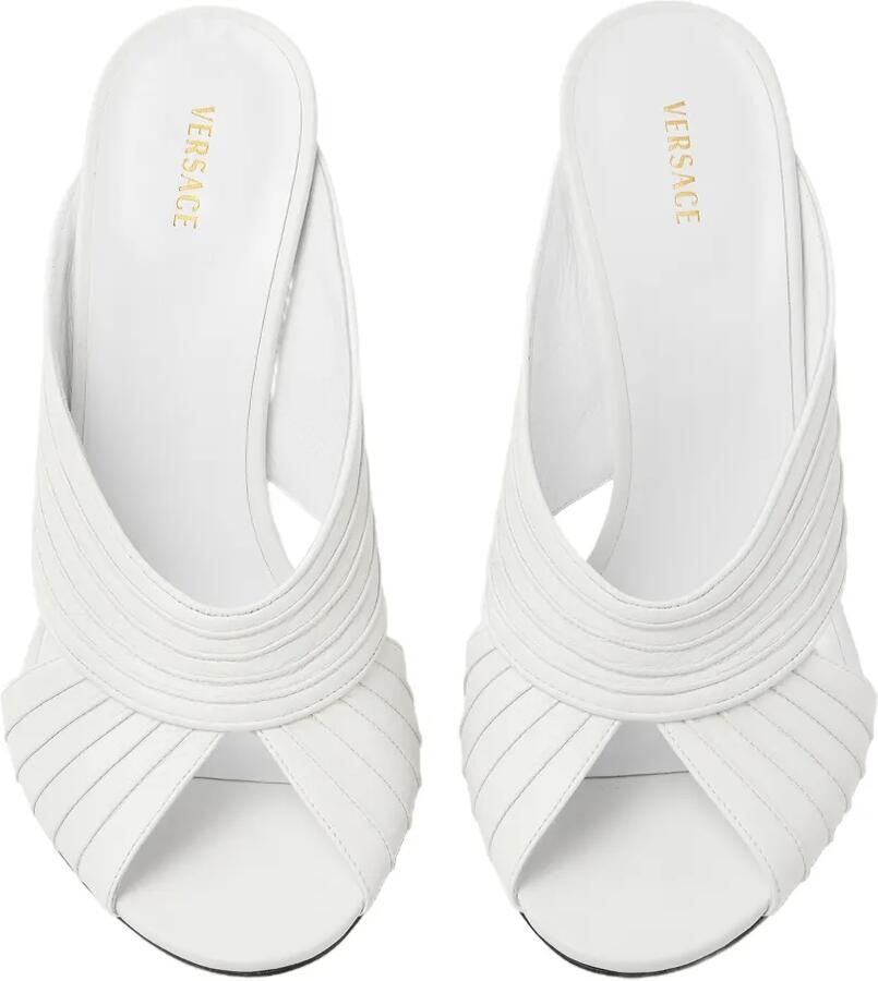 Versace Gianni nappa muiltjes 90 mm Wit - Foto 2