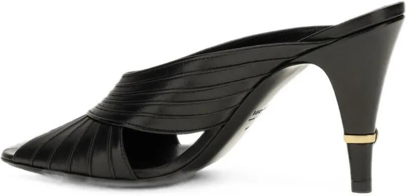 Versace Gianni nappa muiltjes 90 mm Zwart - Foto 3