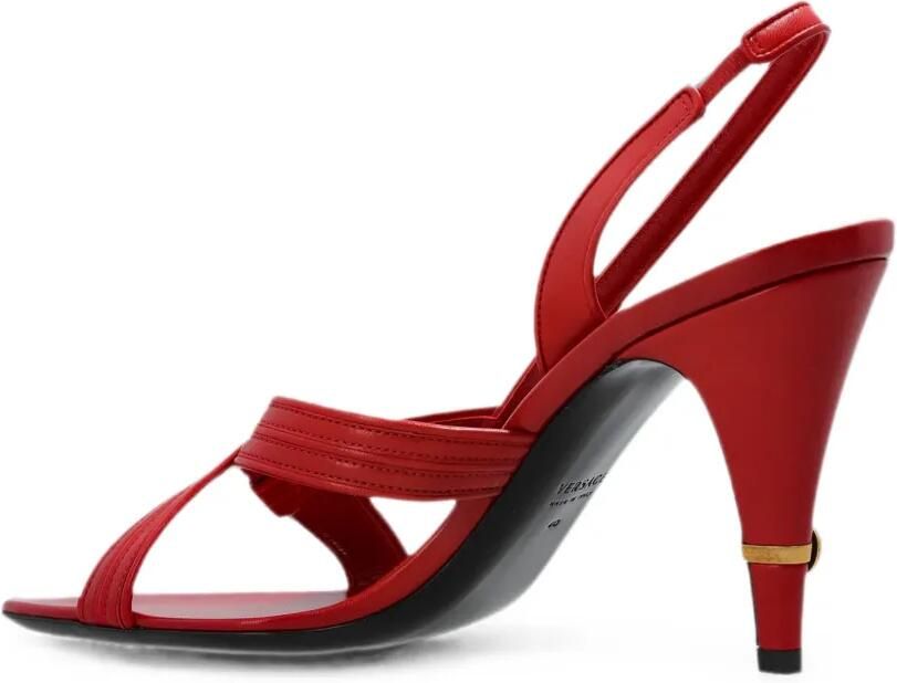 Versace Gianni sandalen met gekruiste bandjes Rood - Foto 3