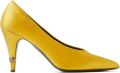 Versace Gianni satijnen pumps 90 mm Geel - Geel