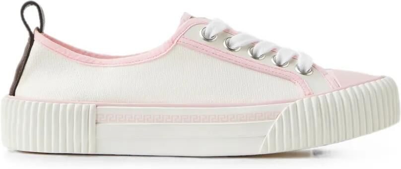 Versace Goliath canvas sneakers Wit