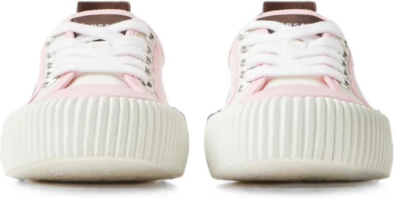 Versace Goliath canvas sneakers Wit - Foto 4