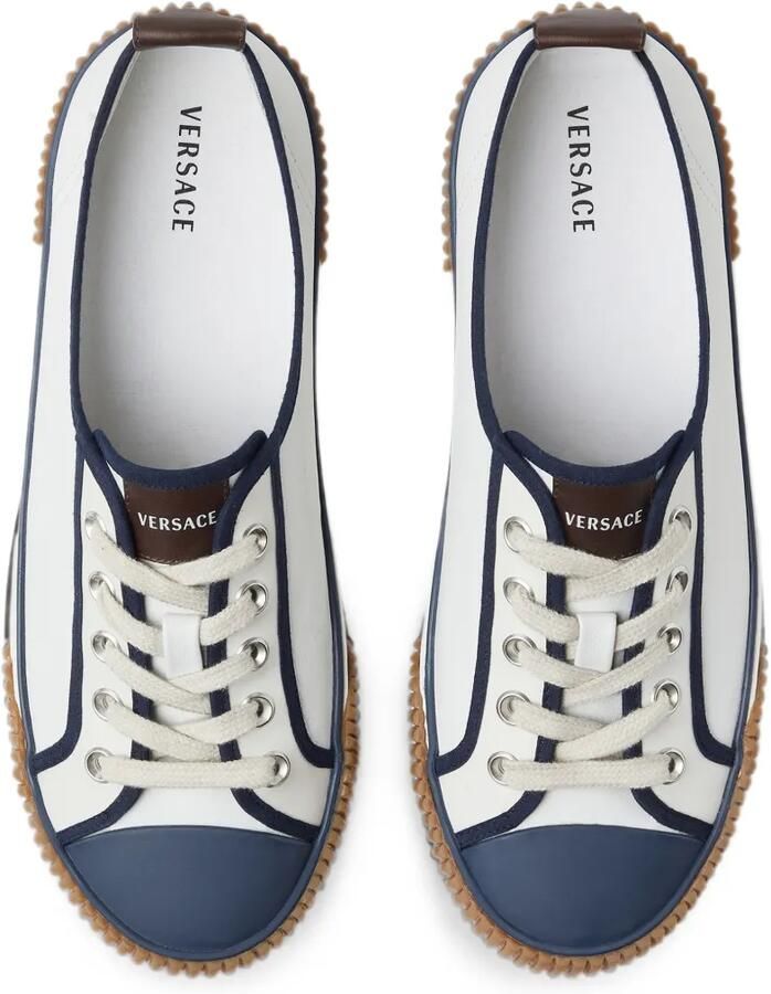 Versace Goliath nappa sneakers Wit - Foto 3