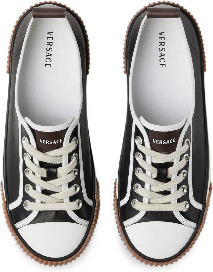 Versace Goliath nappa sneakers Zwart - Foto 3
