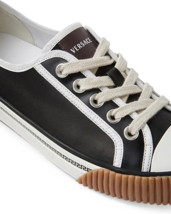Versace Goliath nappa sneakers Zwart - Foto 2
