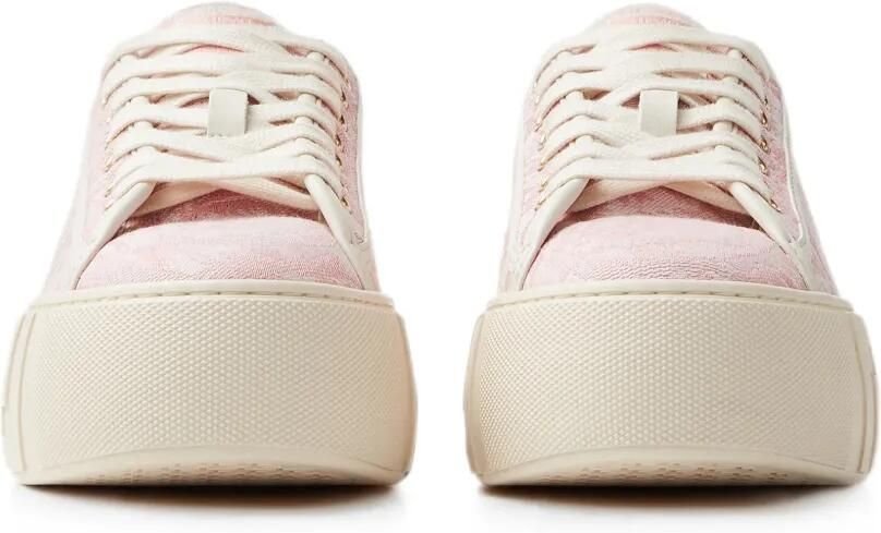 Versace Greca canvas sneakers met plateauzool en jacquard Roze - Foto 4