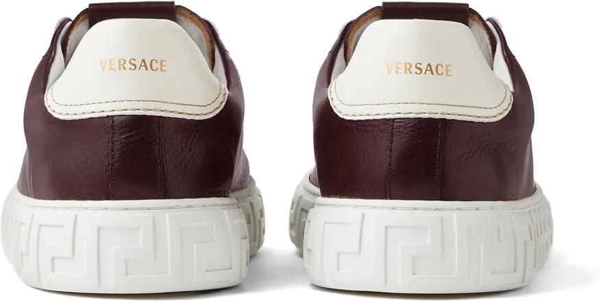 Versace Greca leren sneakers Bruin - Foto 4