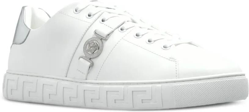 Versace Greca leren sneakers Wit - Foto 4