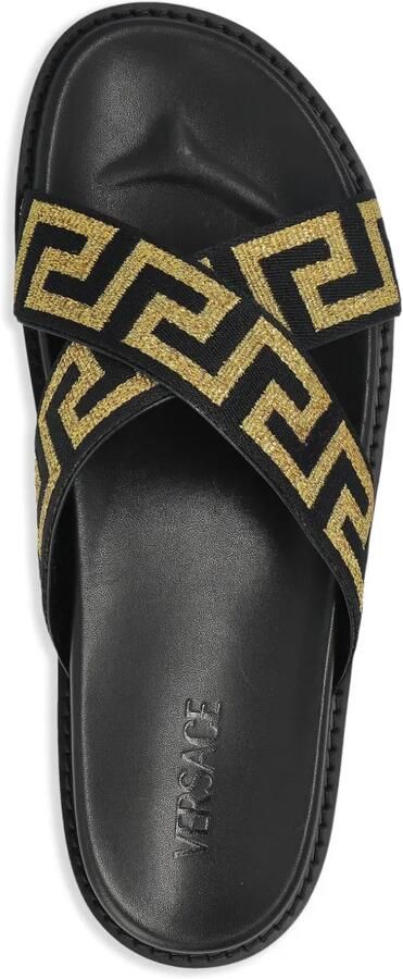 Versace Greca slippers Zwart - Foto 3