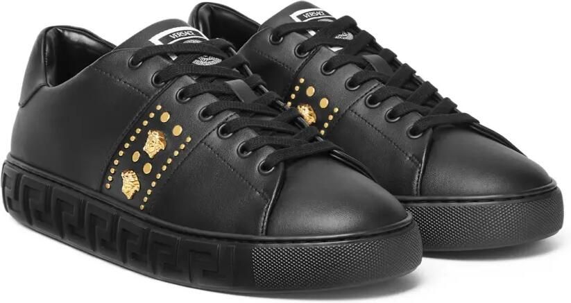 Versace Greca sneakers met studs Zwart - Foto 5