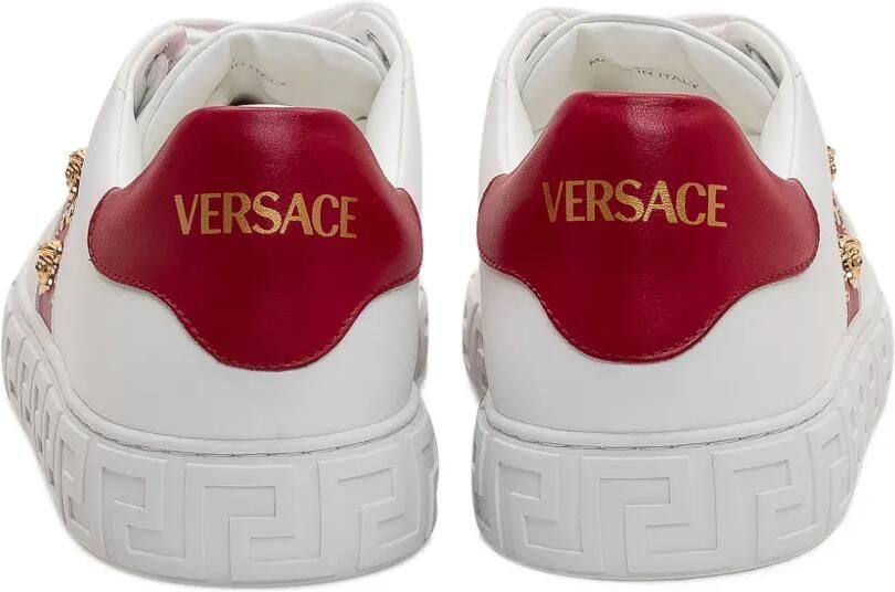 Versace Greca sneakers verfraaid met studs Wit - Foto 3