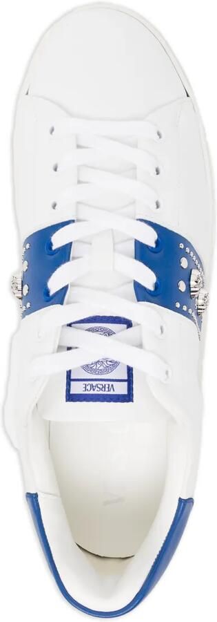 Versace Greca verfraaide sneakers Wit - Foto 4