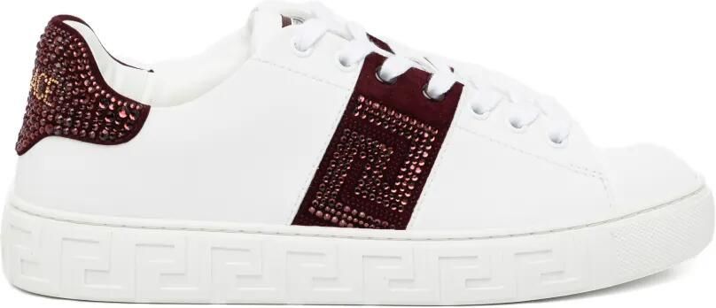 Versace Greca verfraaide sneakers Wit