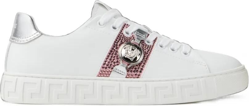 Versace Greca verfraaide sneakers Wit