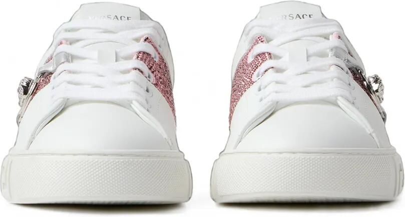 Versace Greca verfraaide sneakers Wit - Foto 5