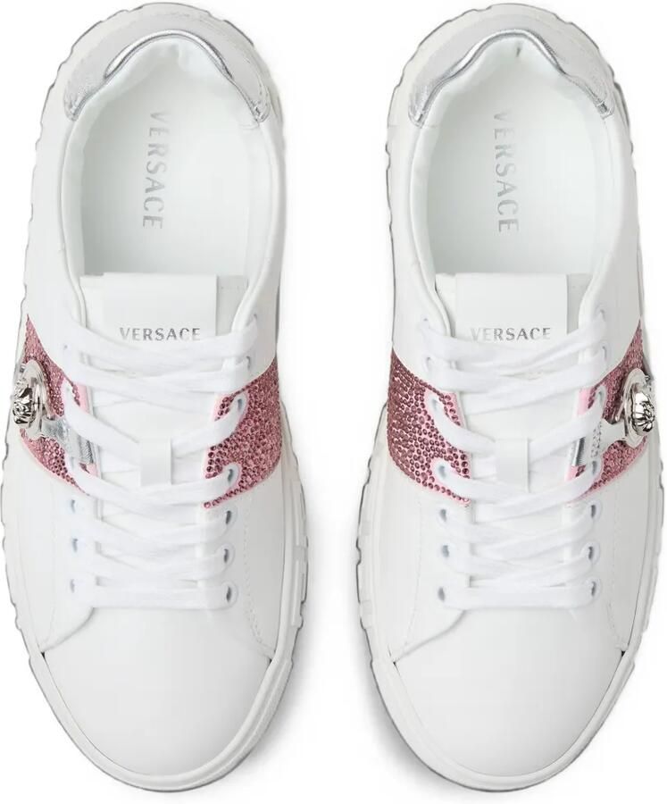 Versace Greca verfraaide sneakers Wit - Foto 2