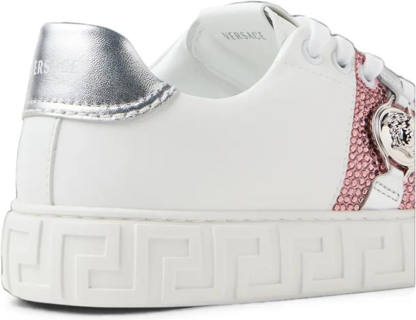 Versace Greca verfraaide sneakers Wit - Foto 3