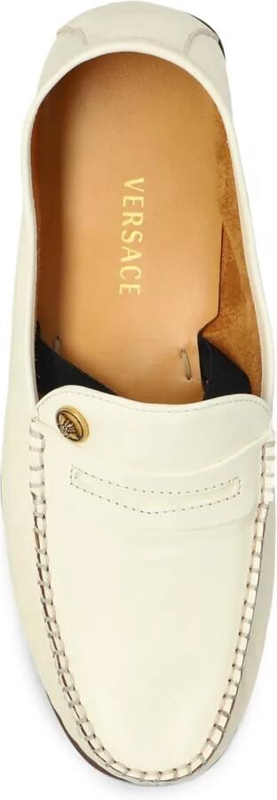 Versace Guanto leren loafers Wit - Foto 3