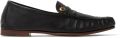 Versace Guanto leren mocassins Zwart - Zwart