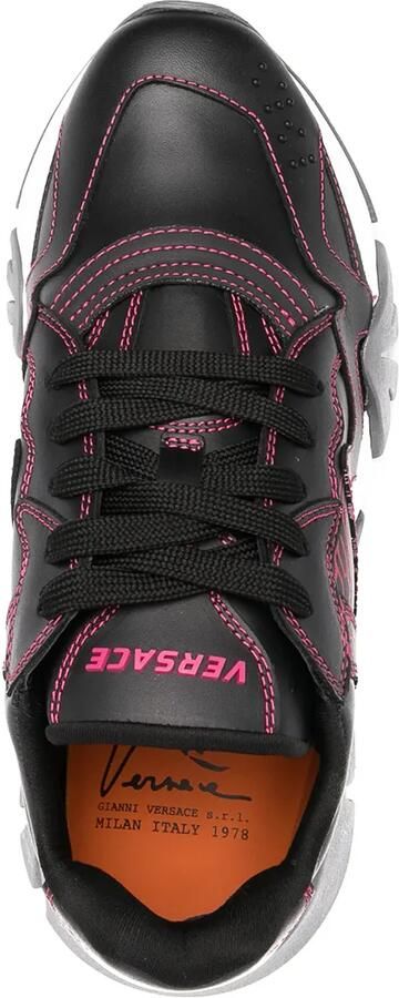 Versace GV Signature Squalo sneakers Zwart - Foto 4