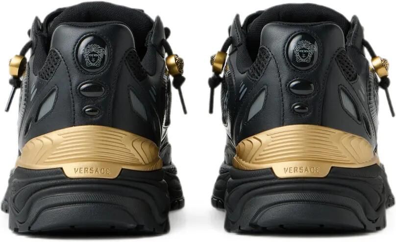 Versace Icaro leren sneakers Zwart - Foto 3