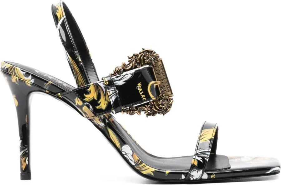 Versace Jeans Couture 90 mm Emily sandalen Zwart