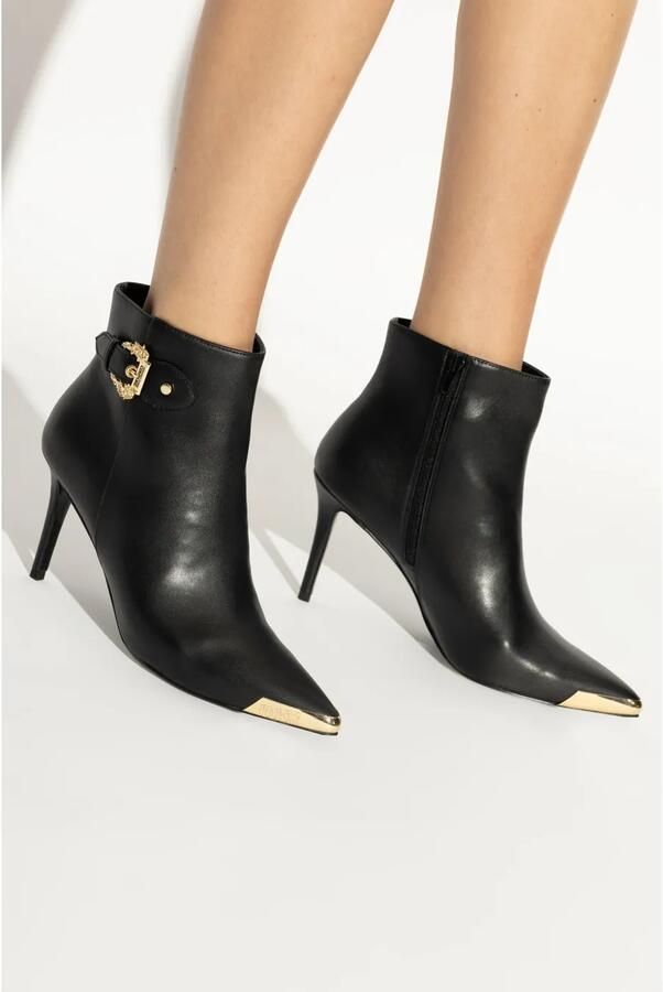 Versace Jeans Couture 90 mm Scarlett enkellaarzen Zwart - Foto 4