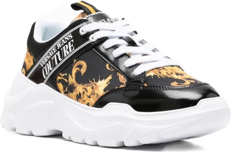 Versace Jeans Couture Baroque sneakers Zwart - Foto 2